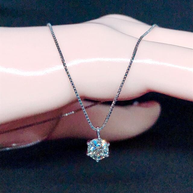 0.55ct タサキ 1粒 ダイヤモンドネックレス プラチナ 大粒 ダイヤ