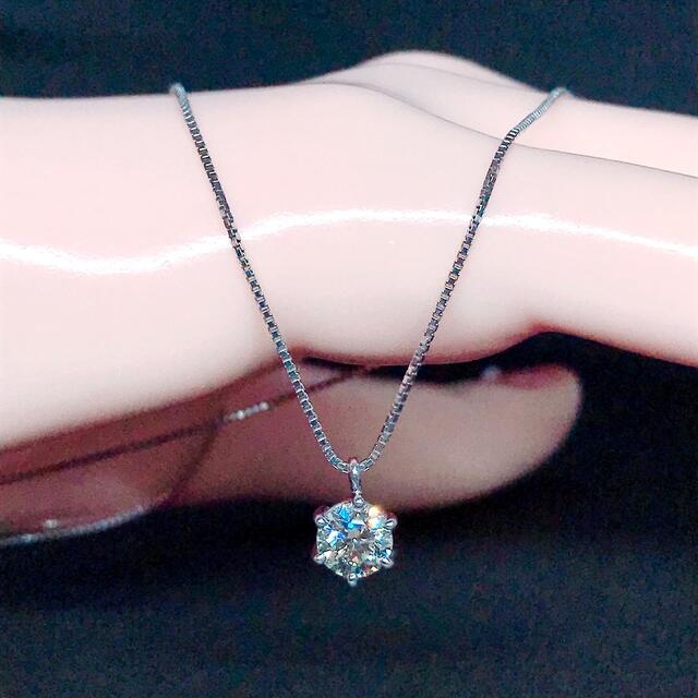 TASAKI(タサキ)の0.55ct タサキ 1粒 ダイヤモンドネックレス プラチナ 大粒 ダイヤ レディースのアクセサリー(ネックレス)の商品写真