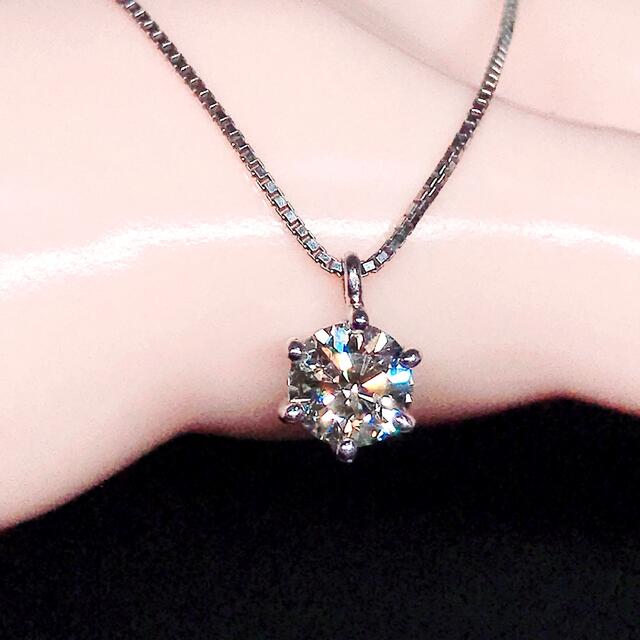 TASAKI(タサキ)の0.55ct タサキ 1粒 ダイヤモンドネックレス プラチナ 大粒 ダイヤ レディースのアクセサリー(ネックレス)の商品写真