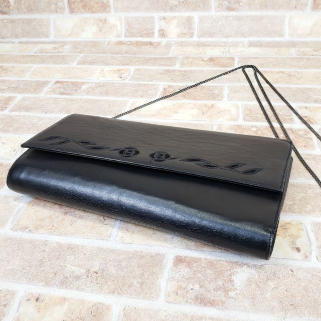Gucci - オールドグッチ ☆ ヴィンテージ レザー チェーン ショルダー