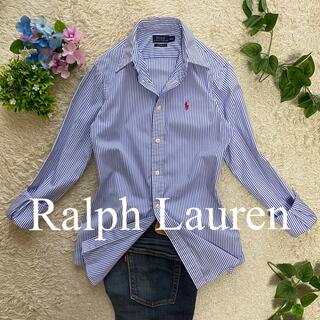 ポロラルフローレン(POLO RALPH LAUREN)のラルフローレン　Ralph Lauren M位　長袖シャツ　ストライプ(シャツ/ブラウス(長袖/七分))
