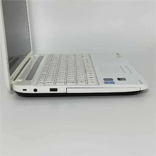 ホワイト ノートPC 東芝 T353/23F 4GB 無線 カメラ Win10