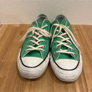 コンバース(CONVERSE)のコンバース/緑/24.5(スニーカー)