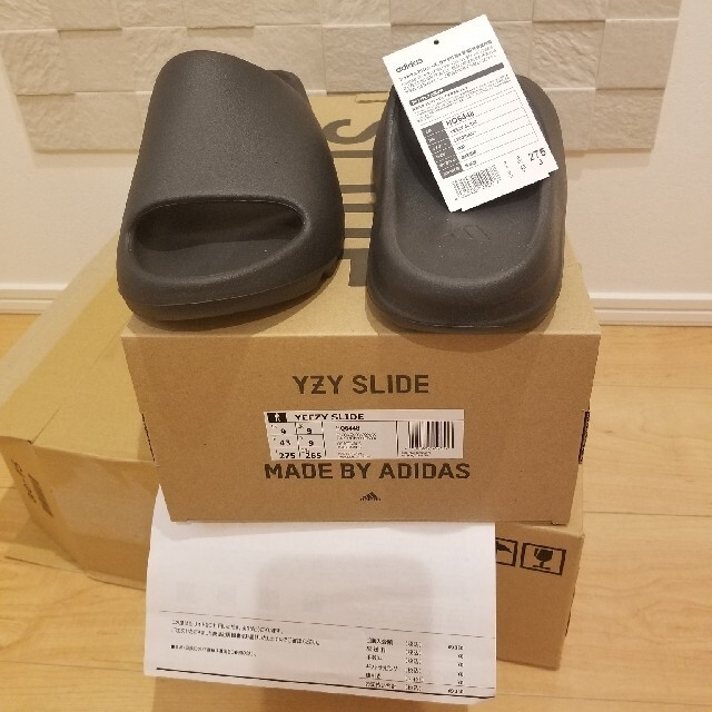 adidas yeezy slide onyx 27.5cm イージースライド 【GINGER掲載商品