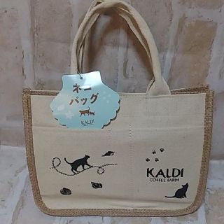 カルディ(KALDI)のカルディ   猫の日バッグ　2022 夏　オリジナルバッグ　バッグのみ(トートバッグ)