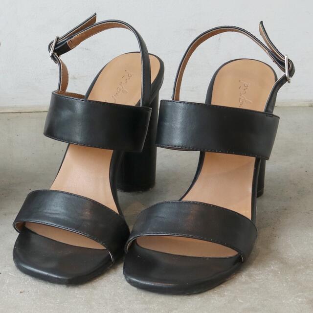 Ungrid(アングリッド)のUngrid   サークルヒールサンダル　(ブラック)  M  レディースの靴/シューズ(サンダル)の商品写真