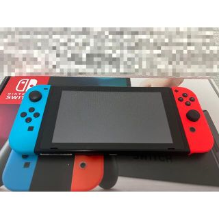 ニンテンドウ(任天堂)のswitch 本体  付属品全あり(家庭用ゲーム機本体)