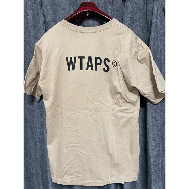 W)taps(ダブルタップス)のWTAPS V/ Tシャツ　Mベージュ メンズのトップス(Tシャツ/カットソー(半袖/袖なし))の商品写真