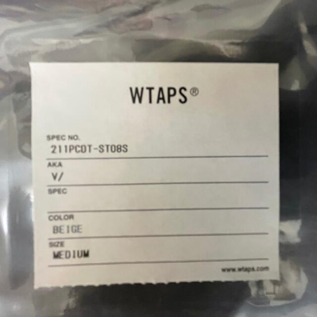 W)taps(ダブルタップス)のWTAPS V/ Tシャツ　Mベージュ メンズのトップス(Tシャツ/カットソー(半袖/袖なし))の商品写真