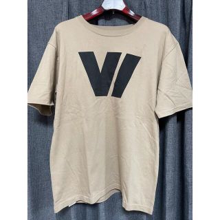 ダブルタップス(W)taps)のWTAPS V/ Tシャツ　Mベージュ(Tシャツ/カットソー(半袖/袖なし))