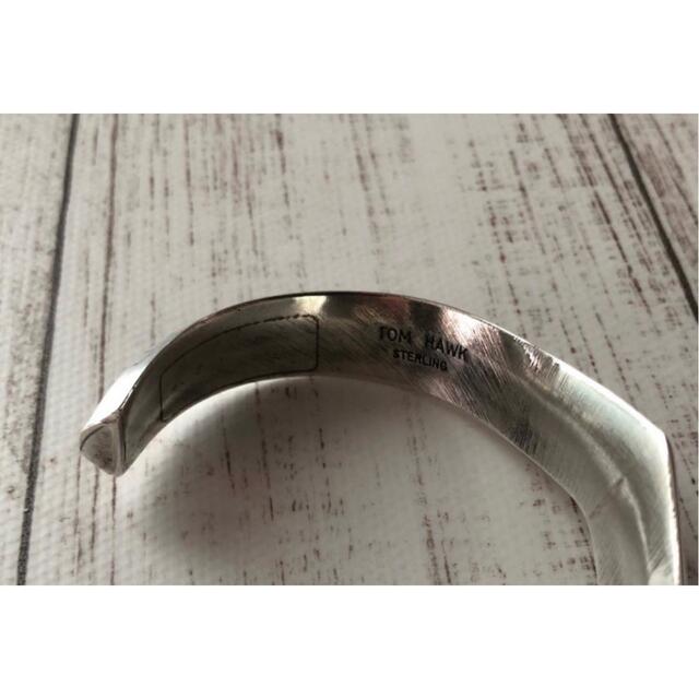 美品 TOM HAWK / トムホーク バングル ハンドメイド シルバー925 美品 TOM HAWK / トムホーク バングル ハンドメイド シルバー925