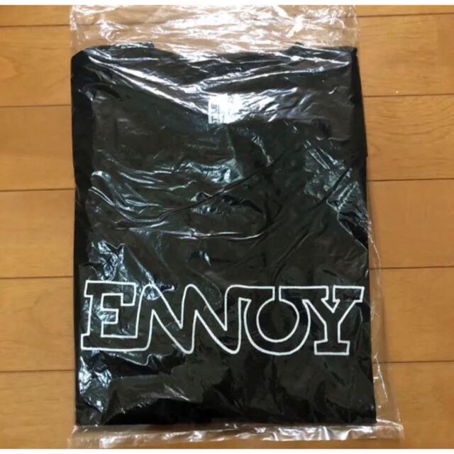 1LDK SELECT(ワンエルディーケーセレクト)のpogda様専用　ennoy エンノイ　ロゴTシャツ　サイズM  ブラック メンズのトップス(Tシャツ/カットソー(半袖/袖なし))の商品写真