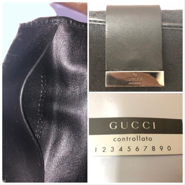 Gucci(グッチ)のGUCCI GG キャンバス シマ 6連 キーケース レザー ブラック レディースのファッション小物(キーケース)の商品写真
