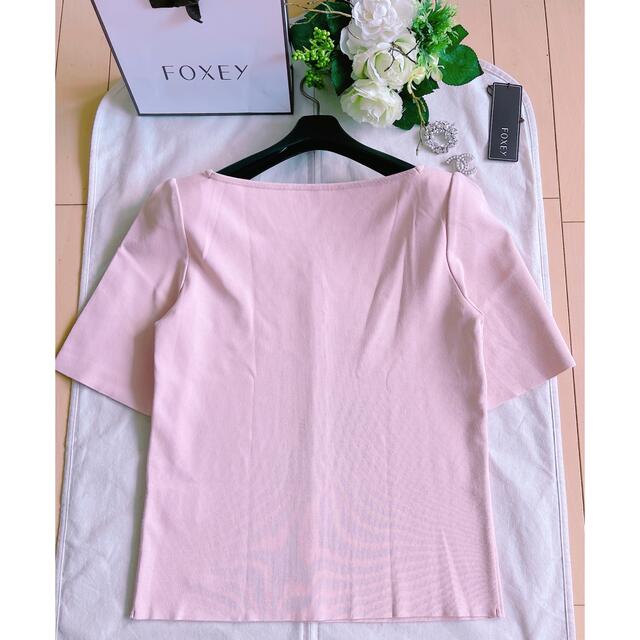 FOXEY エレガント スクエアニットトップス 希少42極美品 Rene