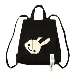 CUNE - 新品☺︎CUNE おやつポケット リュック ブラック 黒 うさぎの