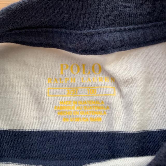 POLO RALPH LAUREN(ポロラルフローレン)のゆきゆき様専用【ラルフローレン】 ボーダー Tシャツ　3T（100㎝） キッズ/ベビー/マタニティのキッズ服男の子用(90cm~)(Tシャツ/カットソー)の商品写真