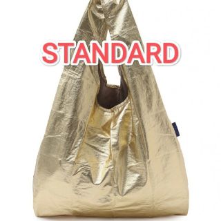 バグゥ(BAGGU)のBAGGUバグー STANDARD スタンダード　ゴールド(エコバッグ)