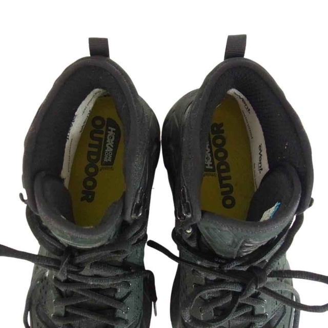 ホカ オネオネ HOKA ONE ONE 1008334 TOR ULTRA HI WP BLACK トゥ ウルトラ ハイ ウォータープルーフ トレッキング ブーツ ブラック系 26cm