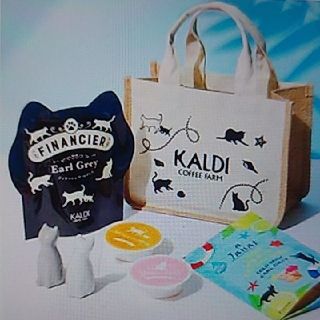 カルディ(KALDI)のカルディ　猫の日バッグ　夏　2022 　限定　抜き取りなし(トートバッグ)