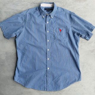 ポロラルフローレン(POLO RALPH LAUREN)の美品 U.S POLO ASSN 半袖シャツ チェックシャツ ギンガムチェック(シャツ)