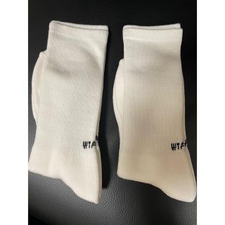 ダブルタップス(W)taps)のWTAPS SOX 靴下　白(ソックス)