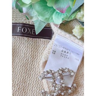 FOXEY - 新品同様!FOXEY カシミアフードファー付きショール Reneの