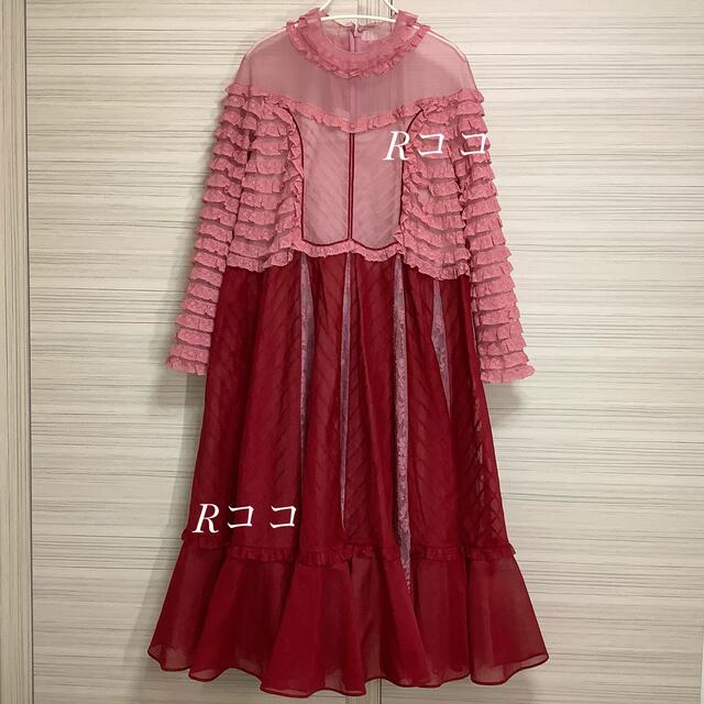 beauty様♡【VALENTINO】上品ピンクのヘビーレースワンピース☆