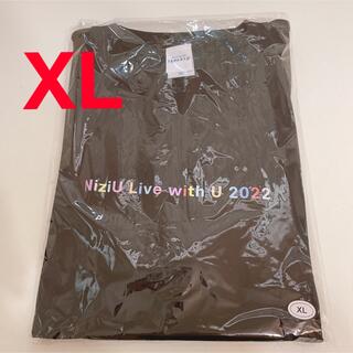 ニジュー(NiziU)のNiziUライブTシャツ 黒 XLサイズ “Light it Up”   公式(アイドルグッズ)