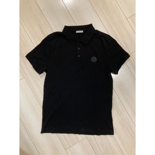 モンクレール(MONCLER)のモンクレール 大人気 ブラックシリコンロゴ ポロシャツ(ポロシャツ)