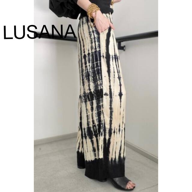 L'Appartement DEUXIEME CLASSE(アパルトモンドゥーズィエムクラス)の【LUSANA / ルサーナ】Tiedye PANTS レディースのパンツ(カジュアルパンツ)の商品写真