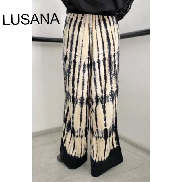 L'Appartement DEUXIEME CLASSE(アパルトモンドゥーズィエムクラス)の【LUSANA / ルサーナ】Tiedye PANTS レディースのパンツ(カジュアルパンツ)の商品写真