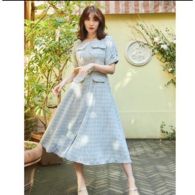 【最終お値下！】Classic Tweed Belted Dress