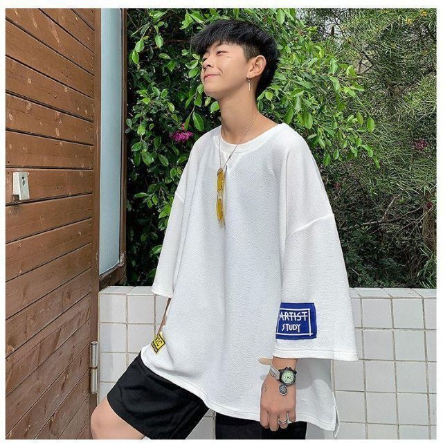 2XL 白 メンズ ビッグ オーバーサイズ Tシャツ 半袖 韓国 ストリート 夏の通販 by ユメ's shop｜ラクマ