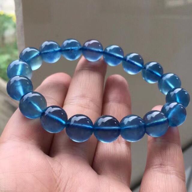 新作入荷!!】 【天然】アクアマリン 11mm ブレスレット ブレスレット