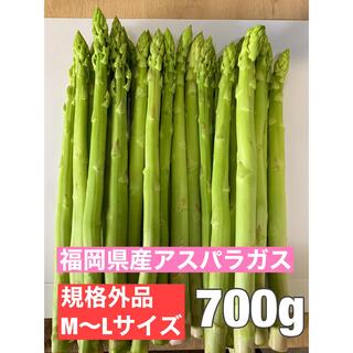 福岡県産アスパラガス 規格外品 MLサイズ 700g(野菜)