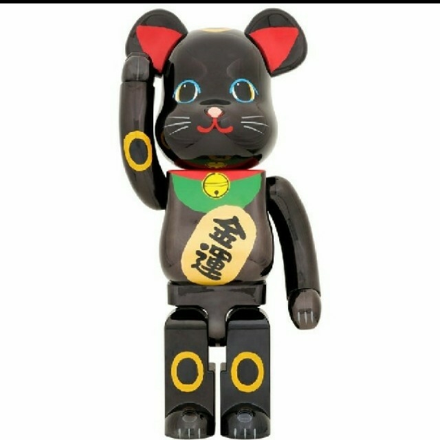 BE@RBRICK - BE@RBRICK 招き猫 金運 黒メッキ 1000%の通販 by