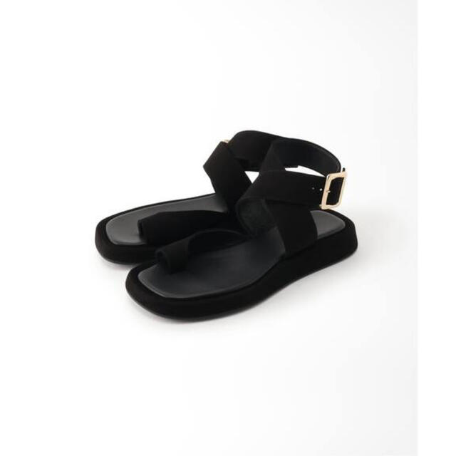 L'Appartement DEUXIEME CLASSE(アパルトモンドゥーズィエムクラス)の新品 【GIA / RHW】ankle Strap Suede Sandal レディースの靴/シューズ(サンダル)の商品写真