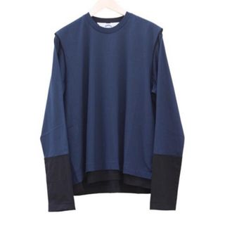 サンシー(SUNSEA)の22ss SUNSEA LAYERED 2TONE LONG-T(Tシャツ/カットソー(七分/長袖))