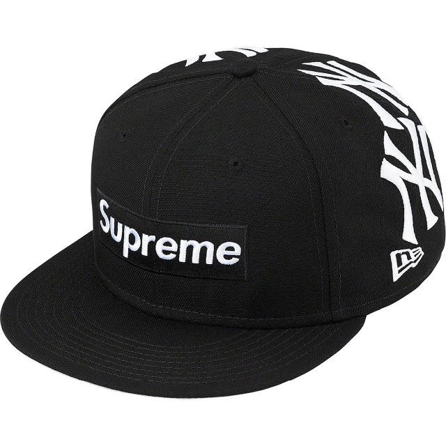 Supreme newera 7 3/4 未使用 ヤンキース mlb