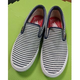 ヴァンズ(VANS)のVANS スリッポン　ボーダー　27.5cm(スニーカー)