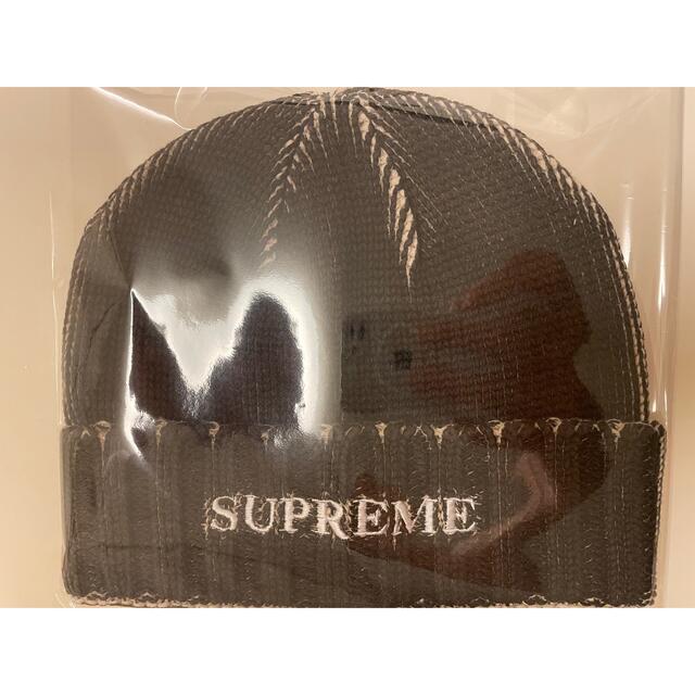 Supreme(シュプリーム)の【登坂着用】新品★supreme Overprint Beanie Black メンズの帽子(ニット帽/ビーニー)の商品写真