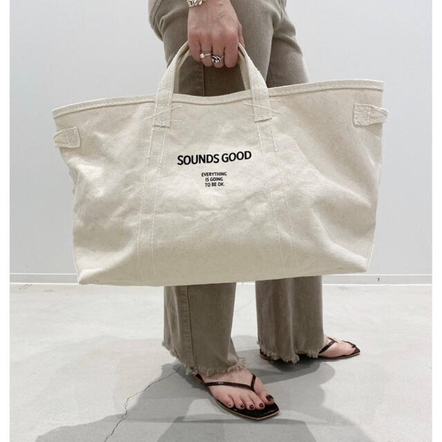 海外通販では GOODGRIEFグッドグリーフSOUNDSGOOD TOTE BAG(L