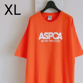 ギルタン(GILDAN)のGILDAN Tシャツ カットソー　XL オレンジ　ビッグサイズ(Tシャツ/カットソー(半袖/袖なし))