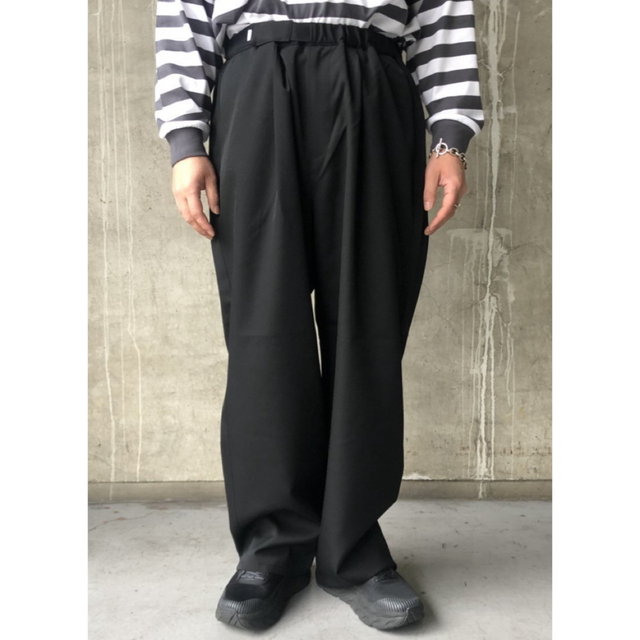 Graphpaper Selvage Wool Wide Chef Pants | reliabledistributor.com