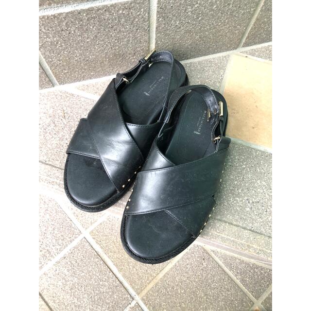 MACKINTOSH(マッキントッシュ)のマッキントッシュ 黒サンダル レディースの靴/シューズ(サンダル)の商品写真