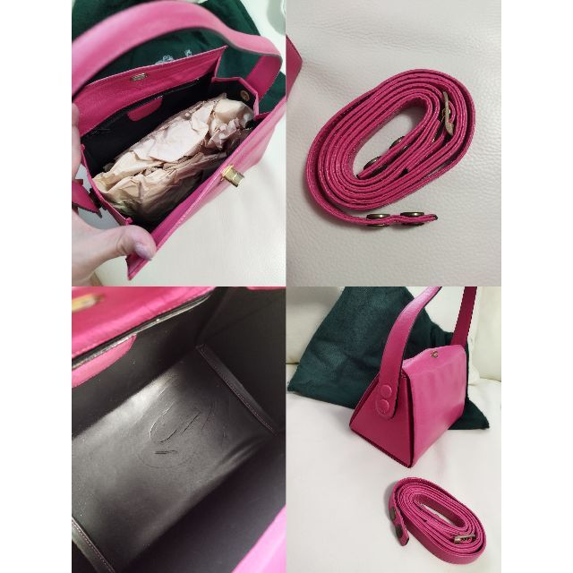 LA BAGAGERIEラバガジェリー2wayハンドバッグ可愛いピンク姫 LA BAGAGERIEラバガジェリー2wayハンドバッグ可愛いピンク姫