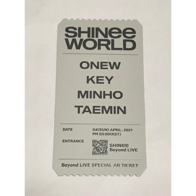 SHINee WORLD Beyond LIVE ARチケットセット　オニュ