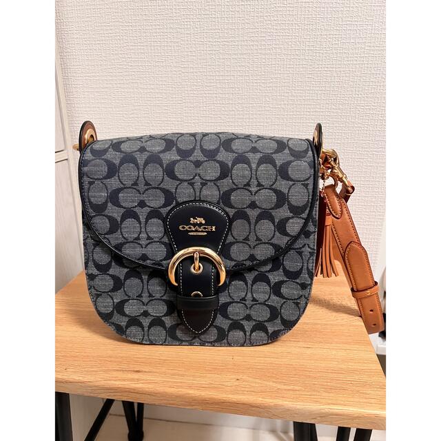 COACH(コーチ)のCOACH コーチ ショルダーバッグ デニムコレクション定価10万円 レディースのバッグ(ショルダーバッグ)の商品写真