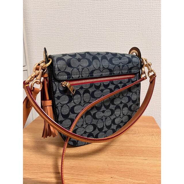 COACH(コーチ)のCOACH コーチ ショルダーバッグ デニムコレクション定価10万円 レディースのバッグ(ショルダーバッグ)の商品写真