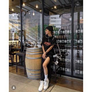 アリシアスタン(ALEXIA STAM)のACLENT Relaxy slit knit skirt(ロングスカート)